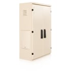 Cahors - Armoire  Alu dim H 1030 x L 650 x P 300 - 2 compartiments - 2 portes symétriques