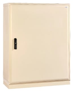 Cahors - Armoire Polyester pour coffret BPS dim H 1310 x L 1000 X P 420 mm - 1 porte