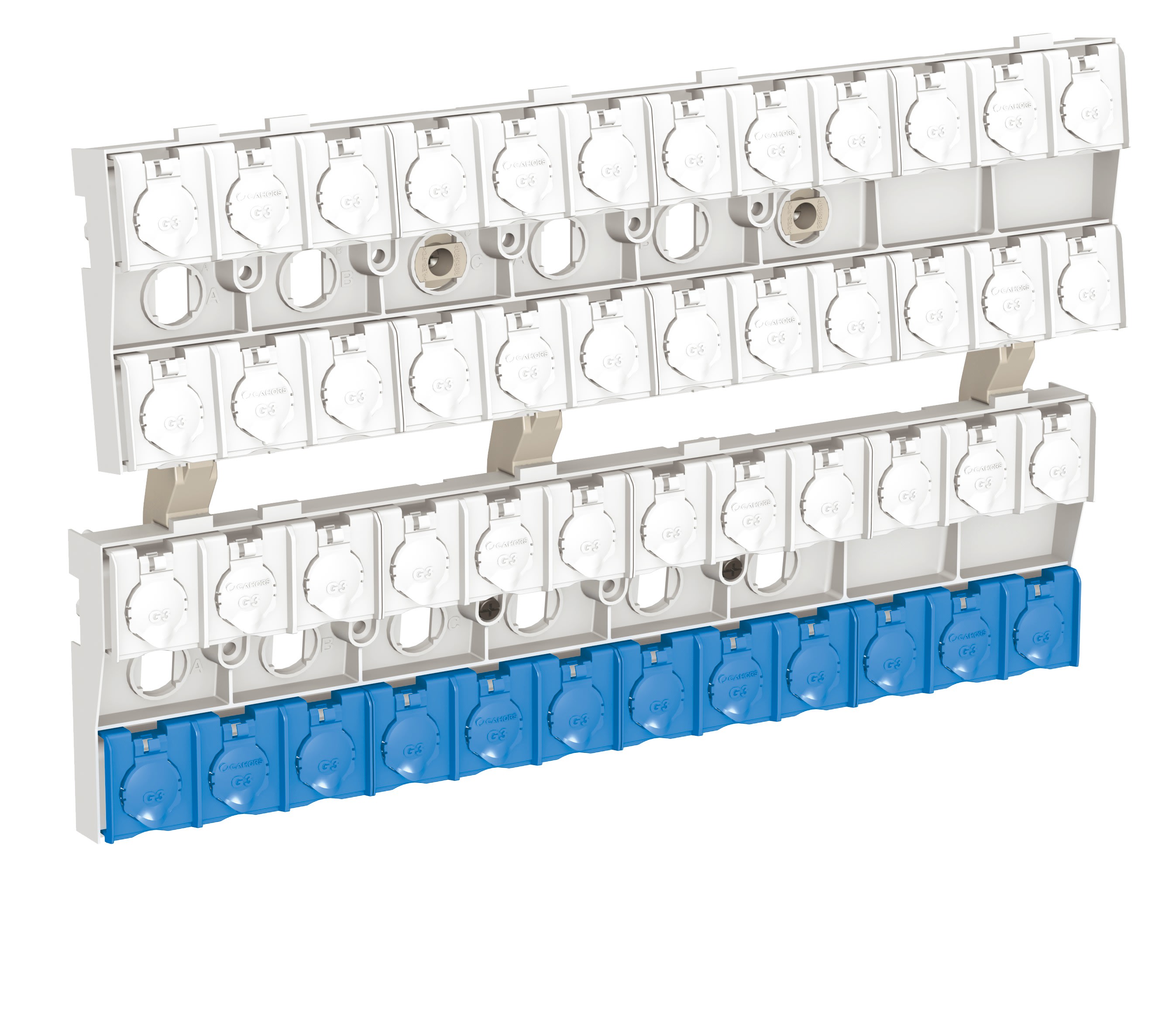 Cahors - Support 12 plages pour S20 socle double ou borne GP 600