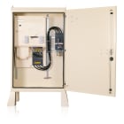 Cahors - Armoire équipée d'un coffret de branchement à puissance surveillée : H 1410 x L