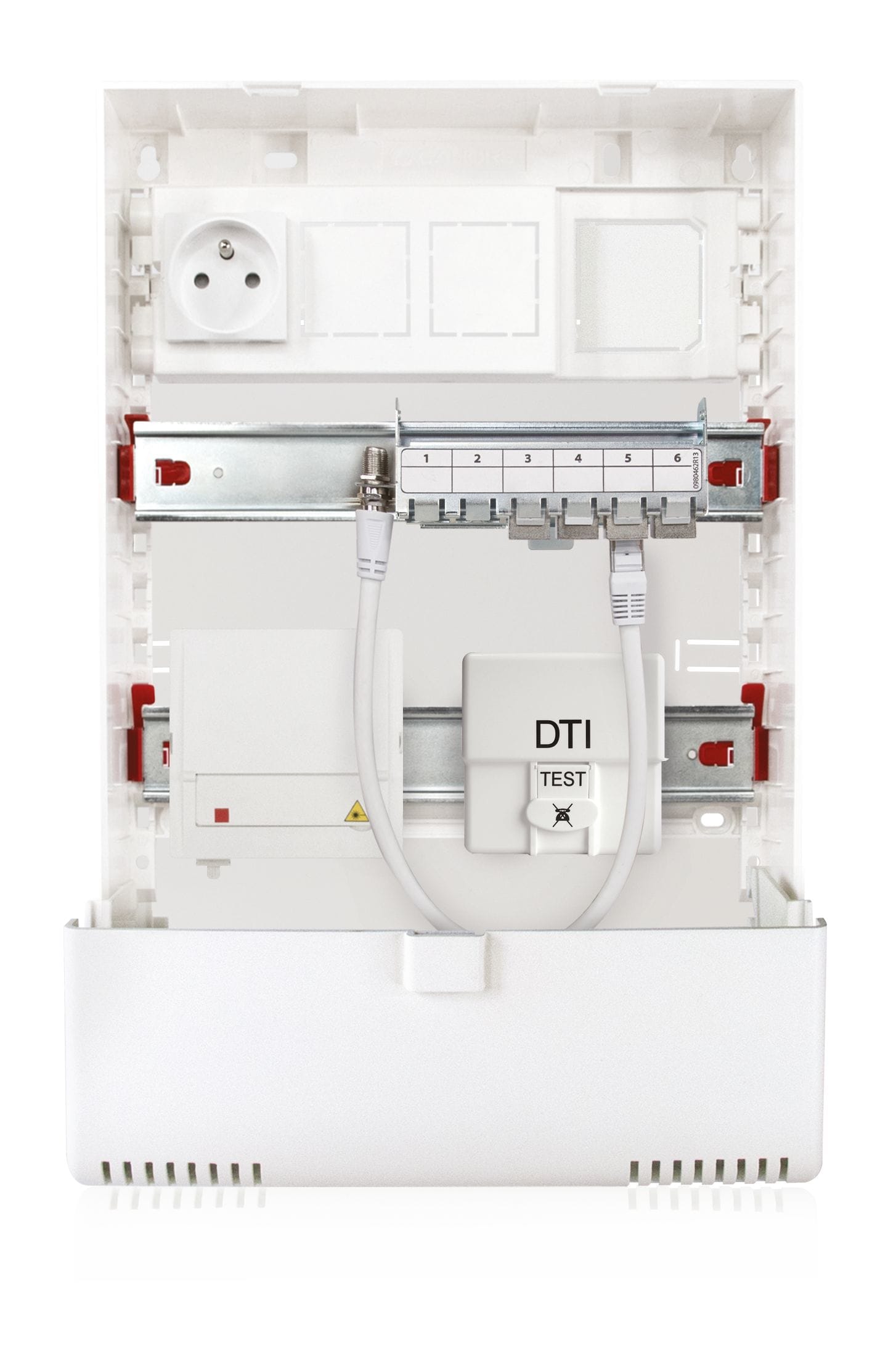Cahors - Tc 352 Encastré G3 1P 4 Rj Cat6A Dti Bac