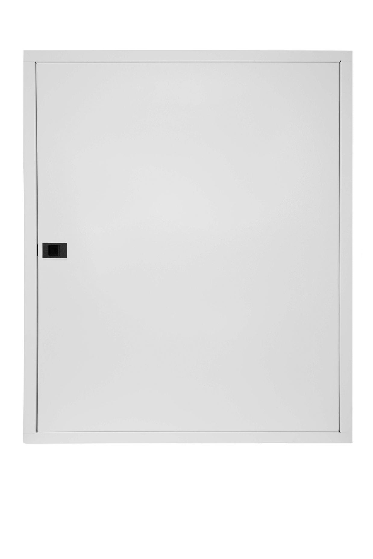 Cahors - Porte affleurante métal laqué blanc pour bac TF 2T4R