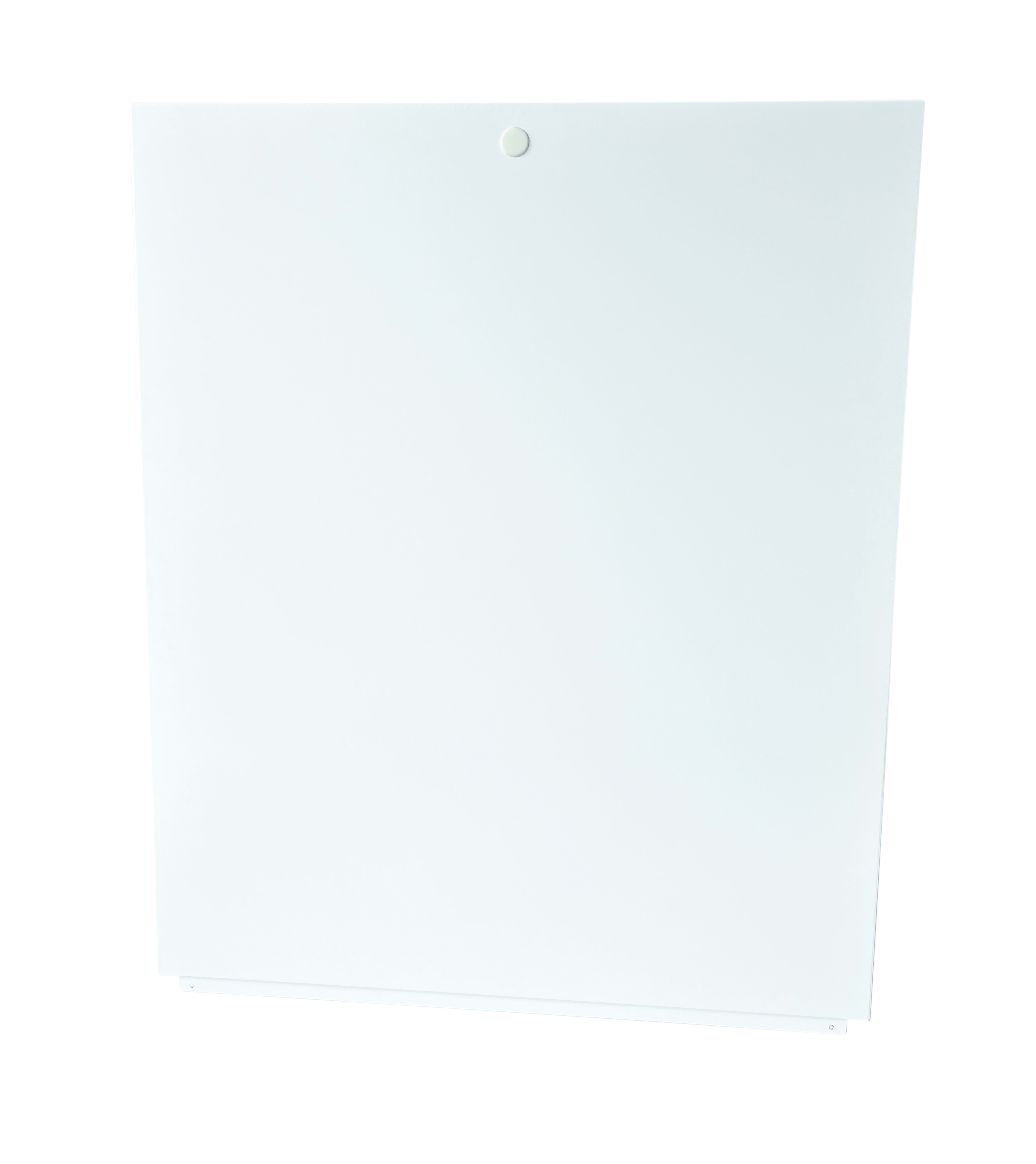Cahors - Trappe affleurante métal blanc velour pour bac TF 2T4R taille XL