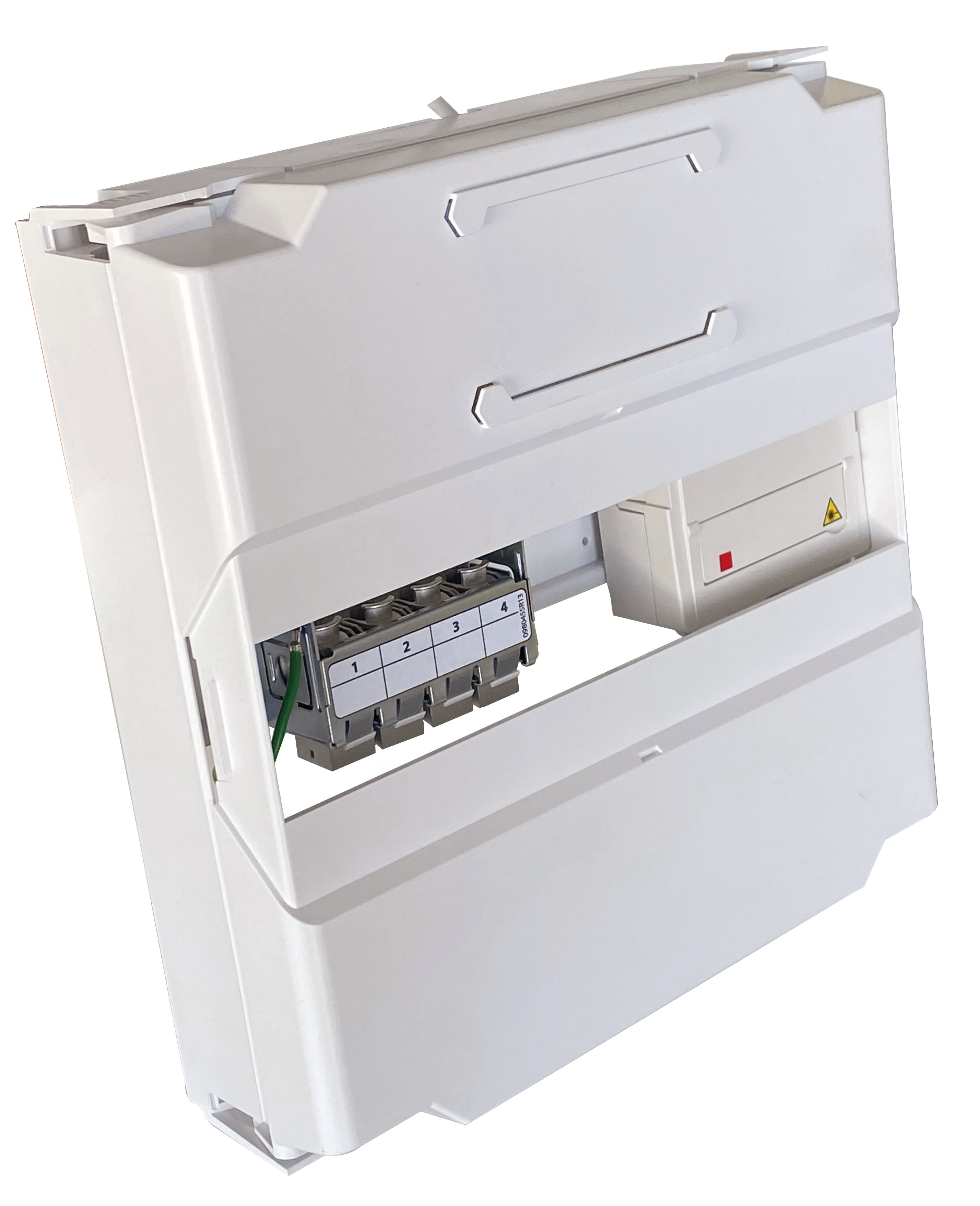 Cahors - Tableau De Com Grade 3/ Bandeau 4RJ45 Cat 6A sans Porte