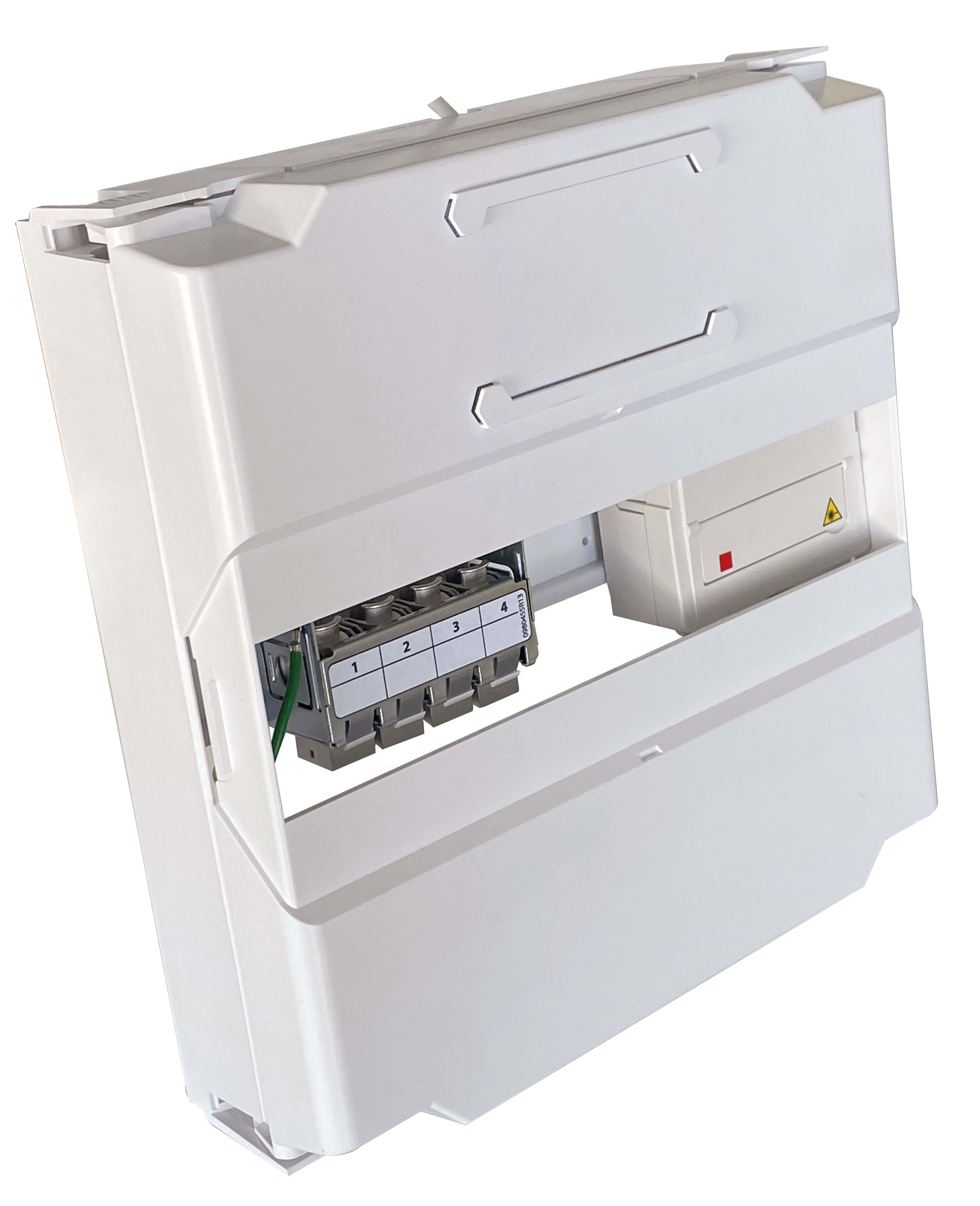 Cahors - Tableau De Com Grade 3/ Bandeau 4RJ45 Cat 6A sans Porte