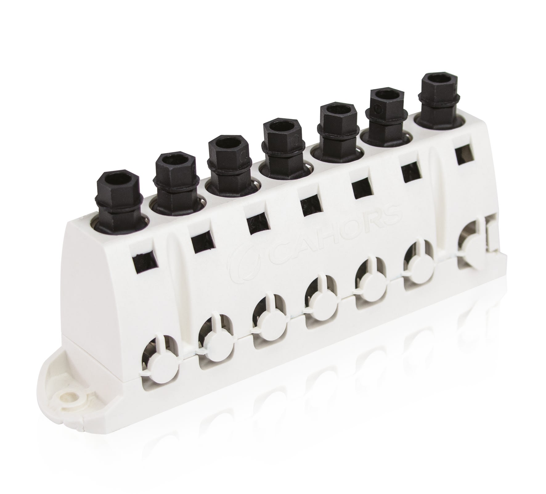 Cahors - Répartiteur de terre à perforation d'isoalnt, 1câble pricipal passant ou en extr