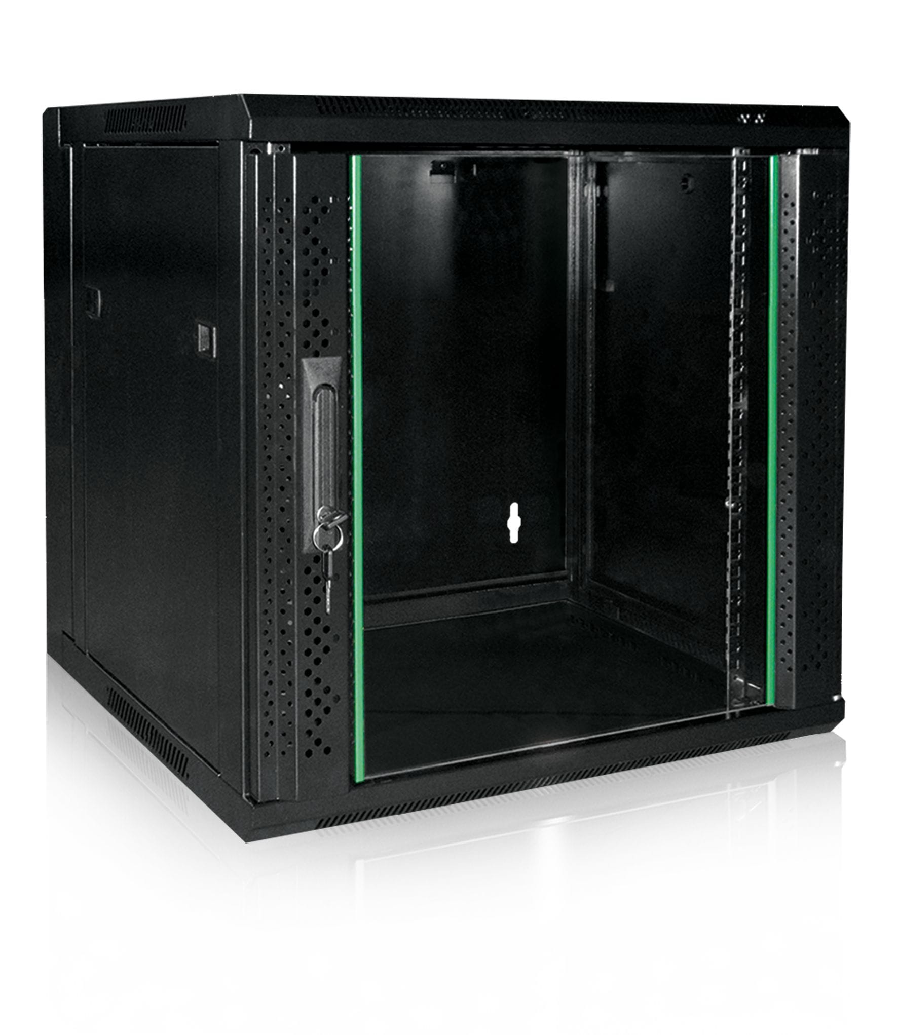 Cahors - Coffret 19¨ Fixe 18U Profondeur 600 Noir En Kit
