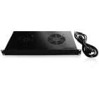 Cahors - Rack De Ventilation 19¨ 1U 2 Ventilateurs Sans Thermostat Noir