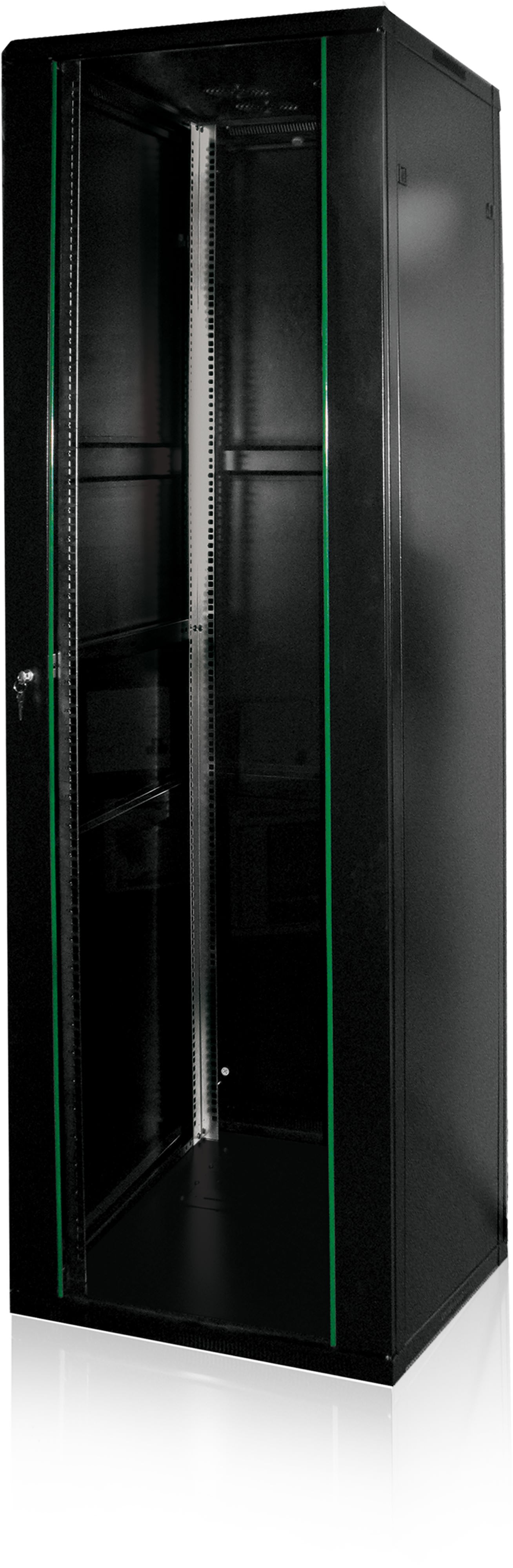 Cahors - Baie 19¨ 27U 600 X 800 ( Charge 400Kg) Noire En Kit