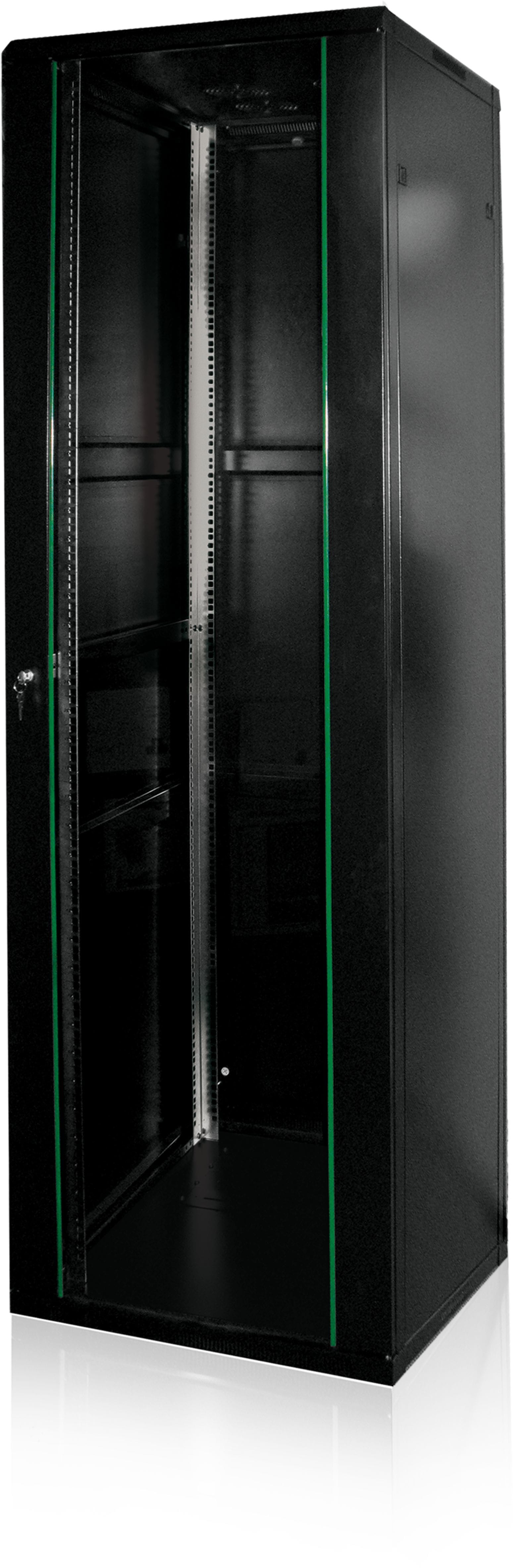 Cahors - Baie 19¨ 27U 600 X 800 ( Charge 400Kg) Noire En Kit