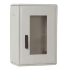 Cahors - Armoire MAXIPOL 1000x1000x300 - Porte à hublot & fond