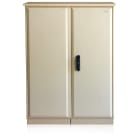 Cahors - Armoire Poly dim H 1400 x L 1050 X P 435 mm - 1 compartiment - 1 porte (compatib