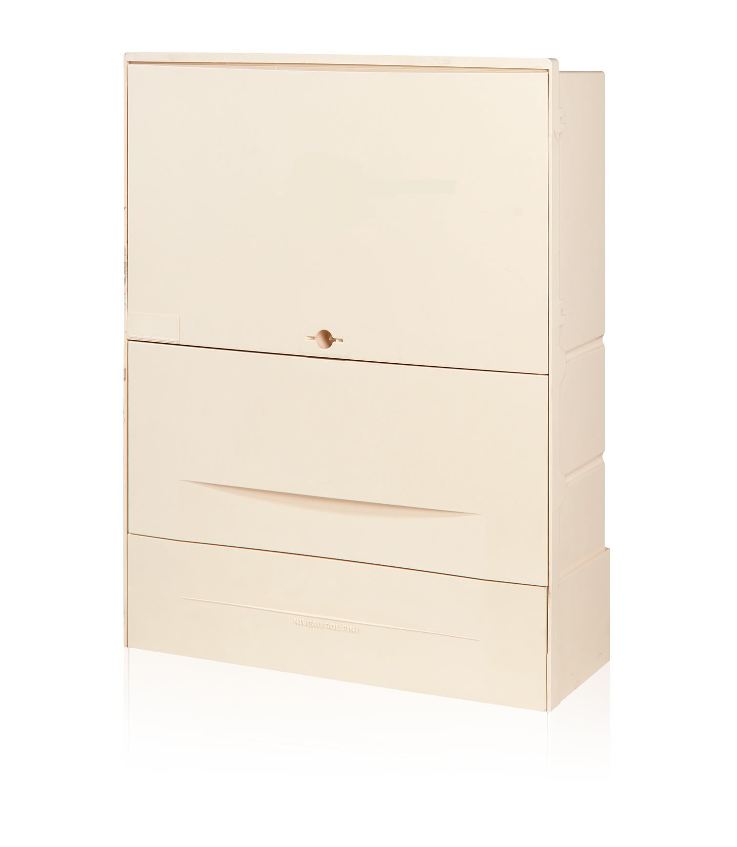 Cahors - Borne CIBE® CGV nue, serrure rectangle - Sigle Eclair