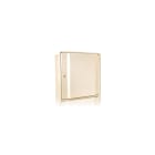 Cahors - Porte sans hublot - Serrure rectangle - Beige
