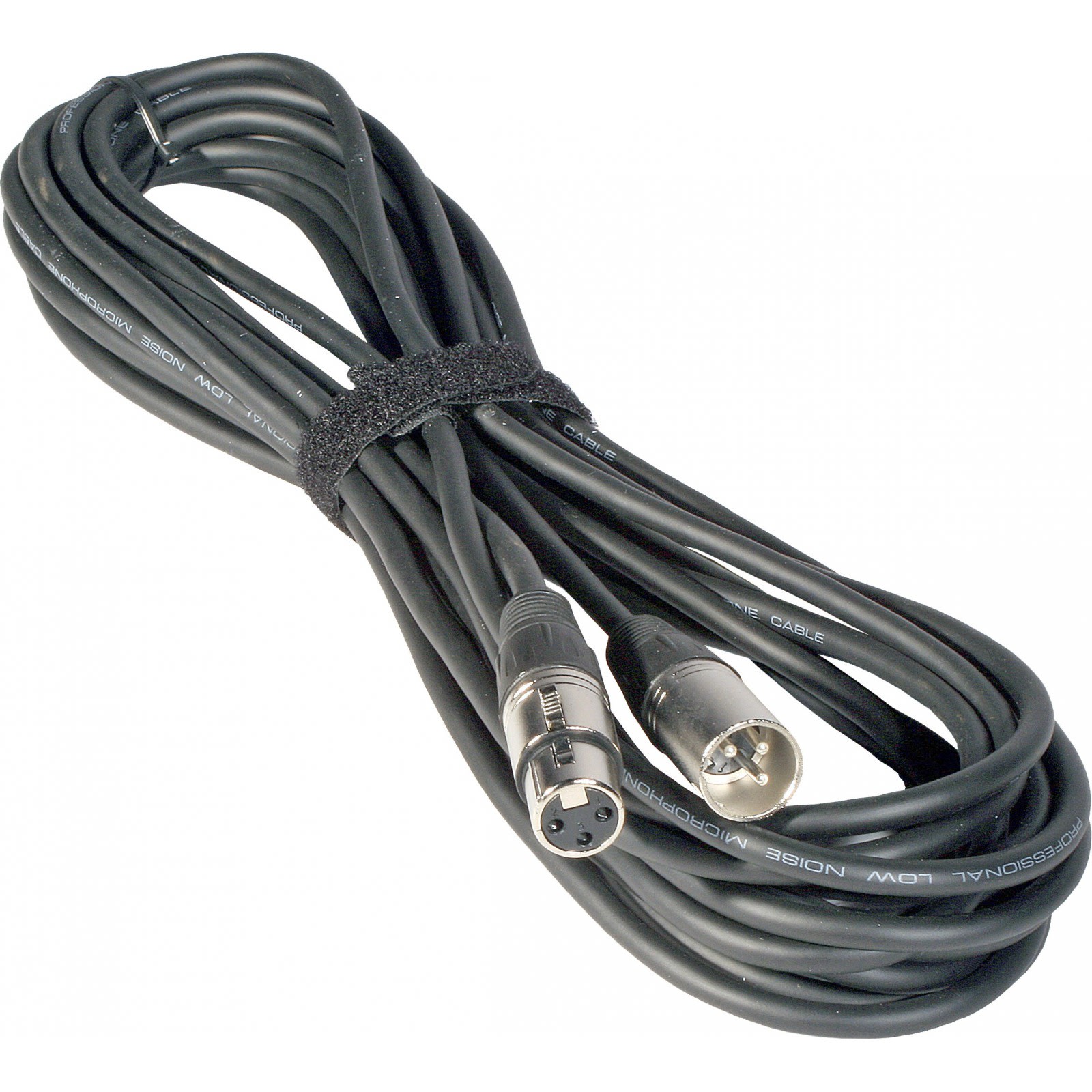 Sonoprof - Câble XLR 20m, Câble de signal assemblé, XLRf 3 broches + XLRm 3 broches - 20 m