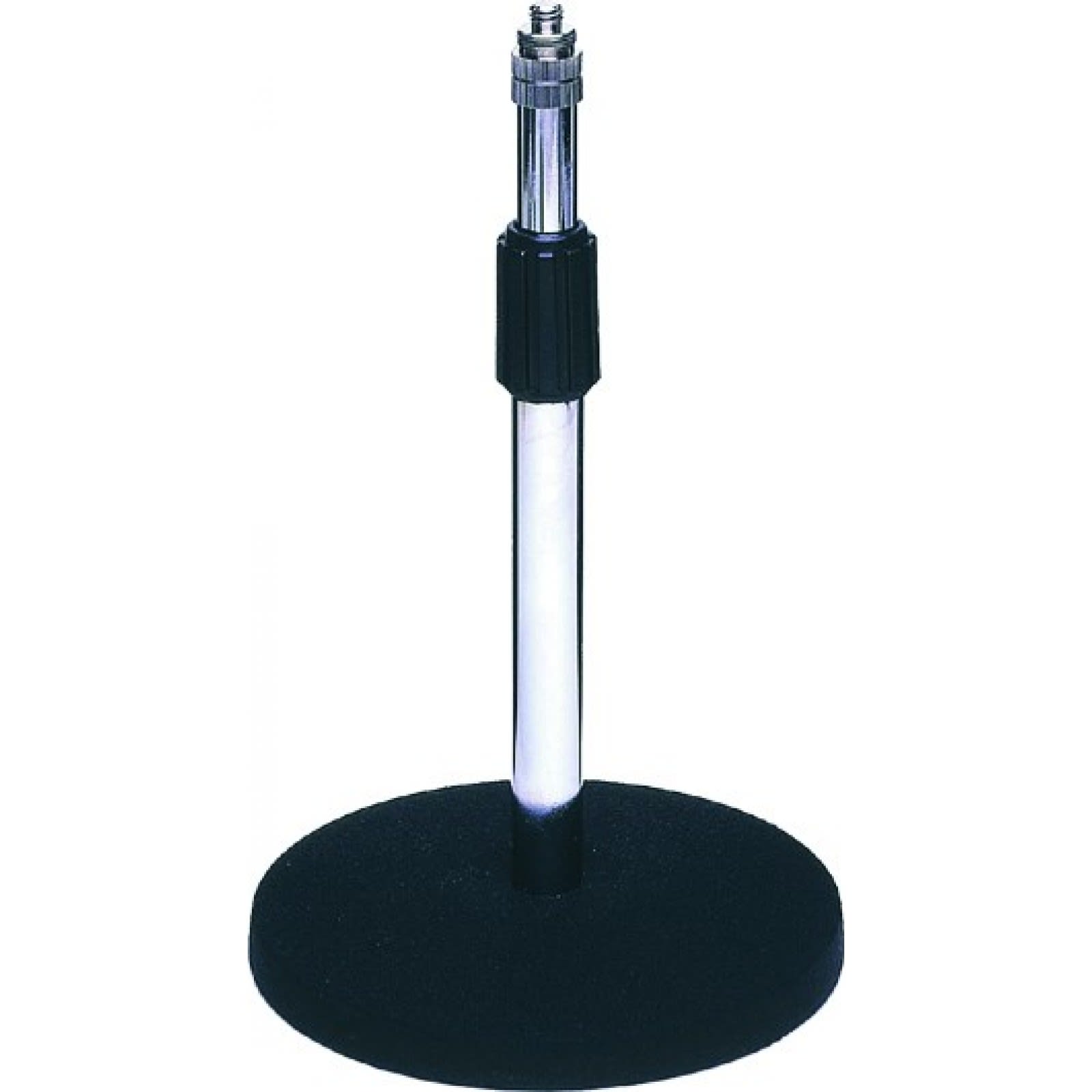Sonoprof - JB55 Petit pied de table droit pour micro, filetage: 3/8 ", couleur aluminium