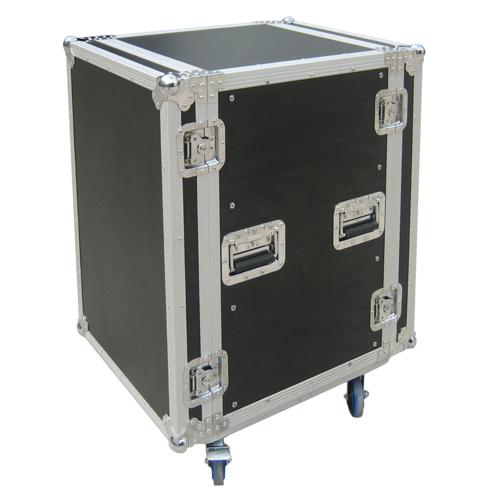 Sonoprof - Rack 16 unités , Coffret rack 19 "universel 16U, avec roulettes, noir