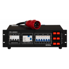Sonoprof - PD-32SH/FRA-BEL, Distributeur d'alimentation triphasée, noir non programmable