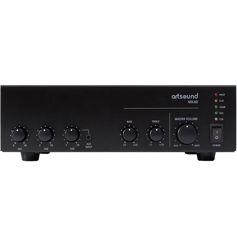 Sonoprof - MX-60, amplificateur mélangeur 100V, 1 canal, 50W