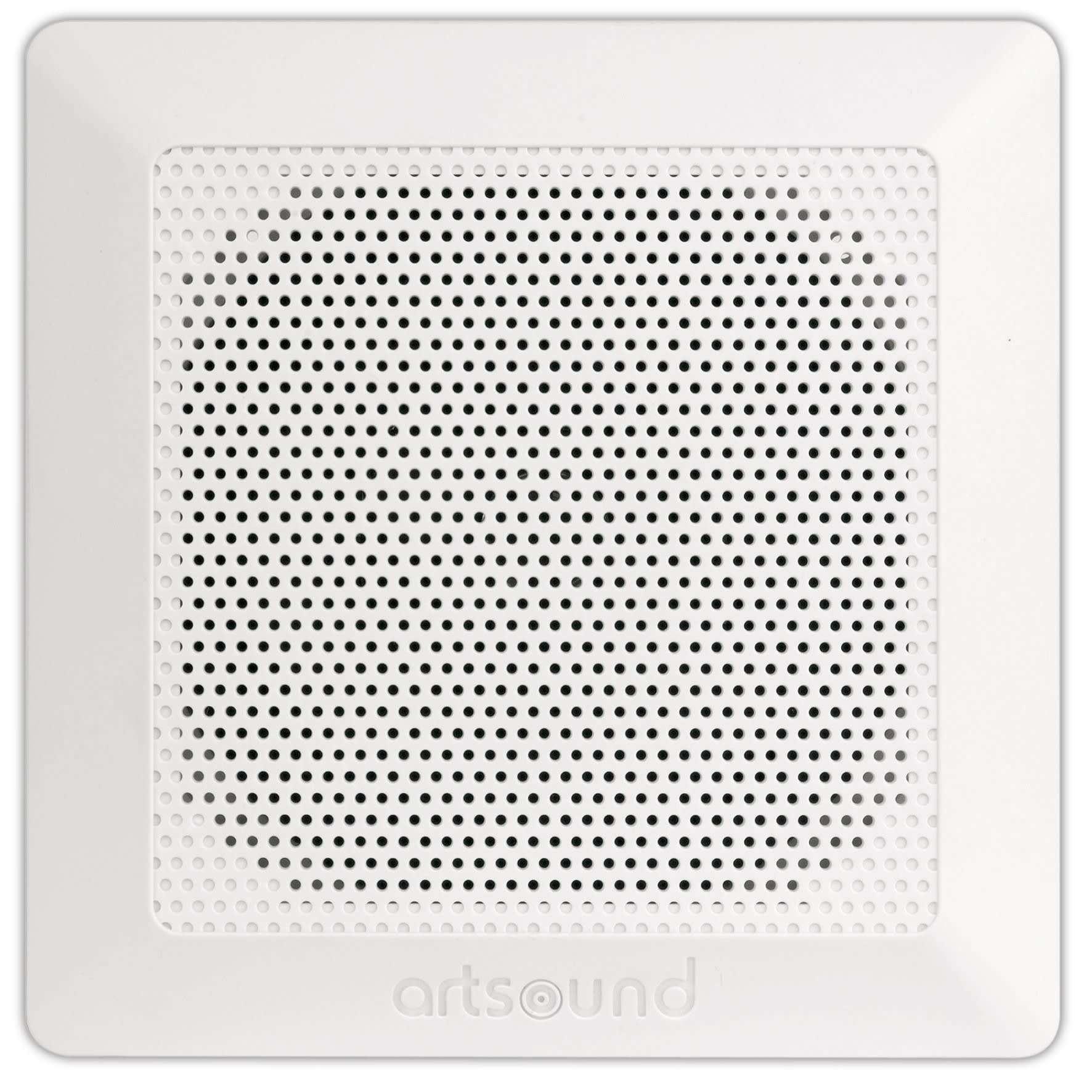 Sonoprof - DC84 (2pc) Enceinte hifi, encastrable extérieur ronde, blanc, 96dB à 1W/1M