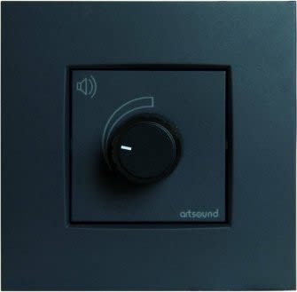 Sonoprof - N-VOLST-122 régulateur de volume, antracite,  4-16 Ohms