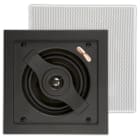 Sonoprof - SQ2060 (2pc) enceinte hifi encastrable carrée, blanc, 6 ohms à 1 khz