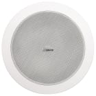 Sonoprof - MDT600-P, Enceinte 100 V ronde blanche, plafonnier encastrable, 89dB à 1W/1M