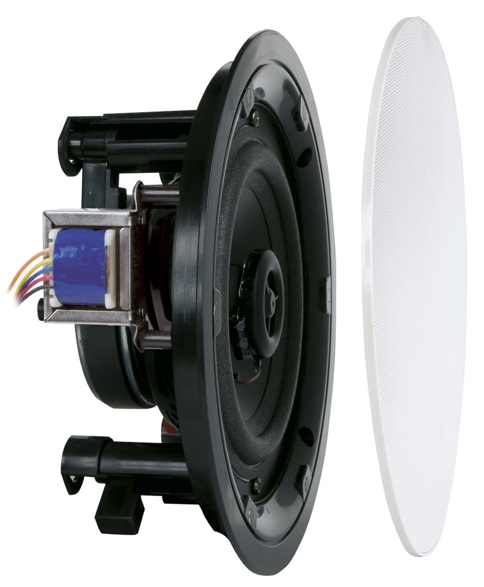 Sonoprof - FL501T Enceinte 100 V ronde blanche encastrable 88dB à 1W/M