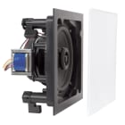 Sonoprof - FL101T Enceinte 100 V carrée blanche encastrable 2 voies coaxial peut être peint