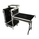 Sonoprof - RACK CASE 10/18U, Boîtier universel 19 "18U avant + dessus 10U, roulettes, noir