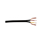 Sonoprof - TASKER C118, TASKER Stereo audio cable, round: 2x0,14mm², 100m, noir