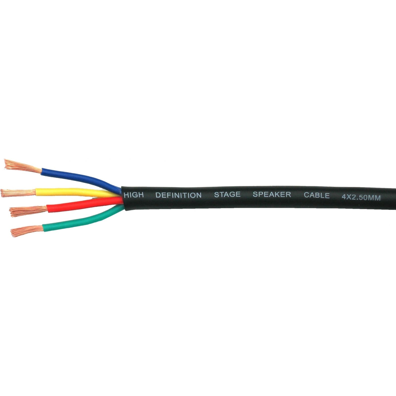 Sonoprof - SPR 4250 Câble HP rond 4x2,50mm²  Gaine extérieure PVC très flexible et solide