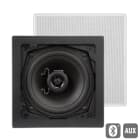 Sonoprof - FL101BT (2pc) Enceinte hifi encastrable amplifiée carré, et 1 enceinte passive