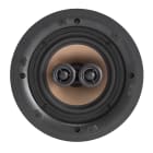 Sonoprof - HPRO550 Enceinte extérieur encastrable ronde stéréo, blanc, 88dB à 1W/1M