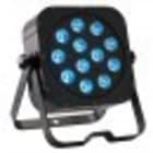 Sonoprof - irLEDFLAT-12x12SIXb Projecteur compact à LEDs six couleurs, noir