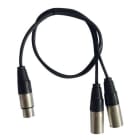 Sonoprof - CL-28/0.6 , Cordon 1x XLR femelle / 2x XLR mâle - 0,6m