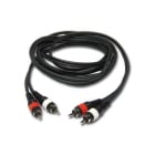 Sonoprof - CL-24/1.5 Cordon ligne Pro 2x 4mm - 2x RCA mâle / 2x RCA mâle - 1,5m