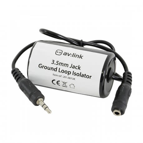 Sonoprof - 01589, Boucle d'isolation masse (3.5mm) mini jack M vers mini jack F