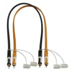 Sonoprof - CFLAT-RCA/1, Flat cable RCA male / RCA male - 1m