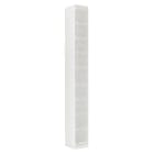 Sonoprof - CLMN8B Haut-parleur vertical 100 V/8 Ohm, blanc, 8 diffuseurs intégrés.