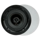 Sonoprof - FL501(2pc) Enceinte hifi encastrable, ronde, blanc option noir 88dB à1W/1M