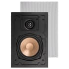 Sonoprof - HPRE650 Enceinte hifi extérieur encastrable rectangulaire, blanc option noir