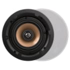 Sonoprof - HPRO650 (2pc) Enceinte extérieur encastrable ronde, blanc, 88dB à 1W/1M