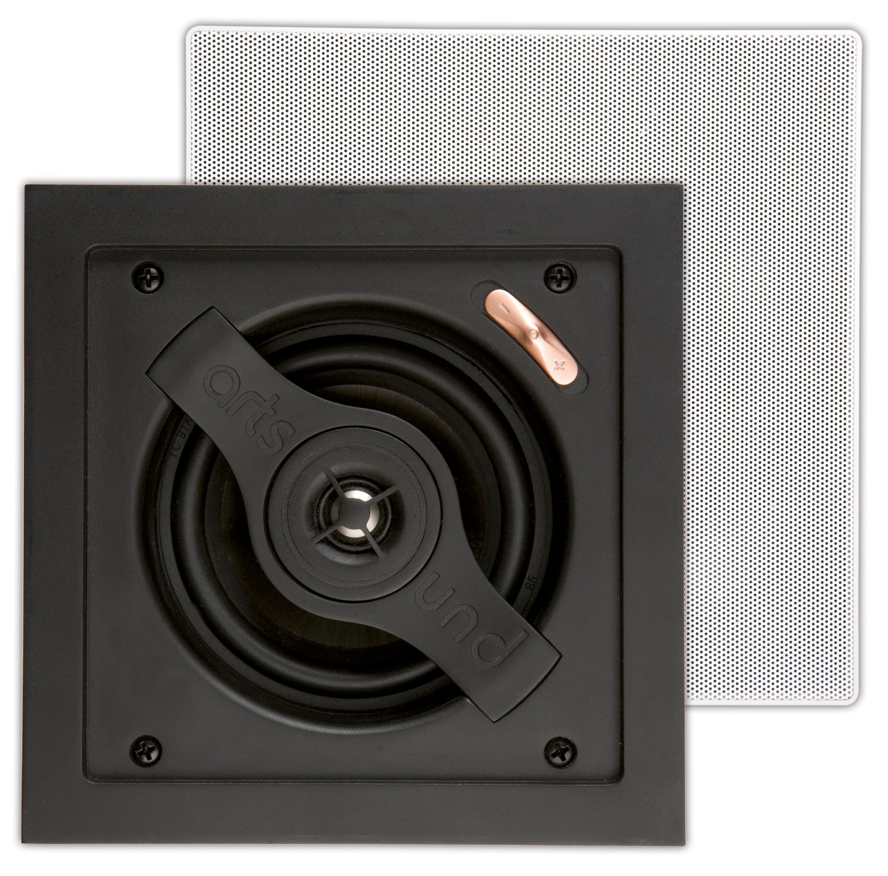 Sonoprof - SQ2040 (2pc) enceinte hifi encastrable carrée, blanc, 6 ohms à 1 khz