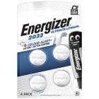 Energizer - Pile miniature Ultimate Lithium CR2032 x 4 haute performance et longue duree