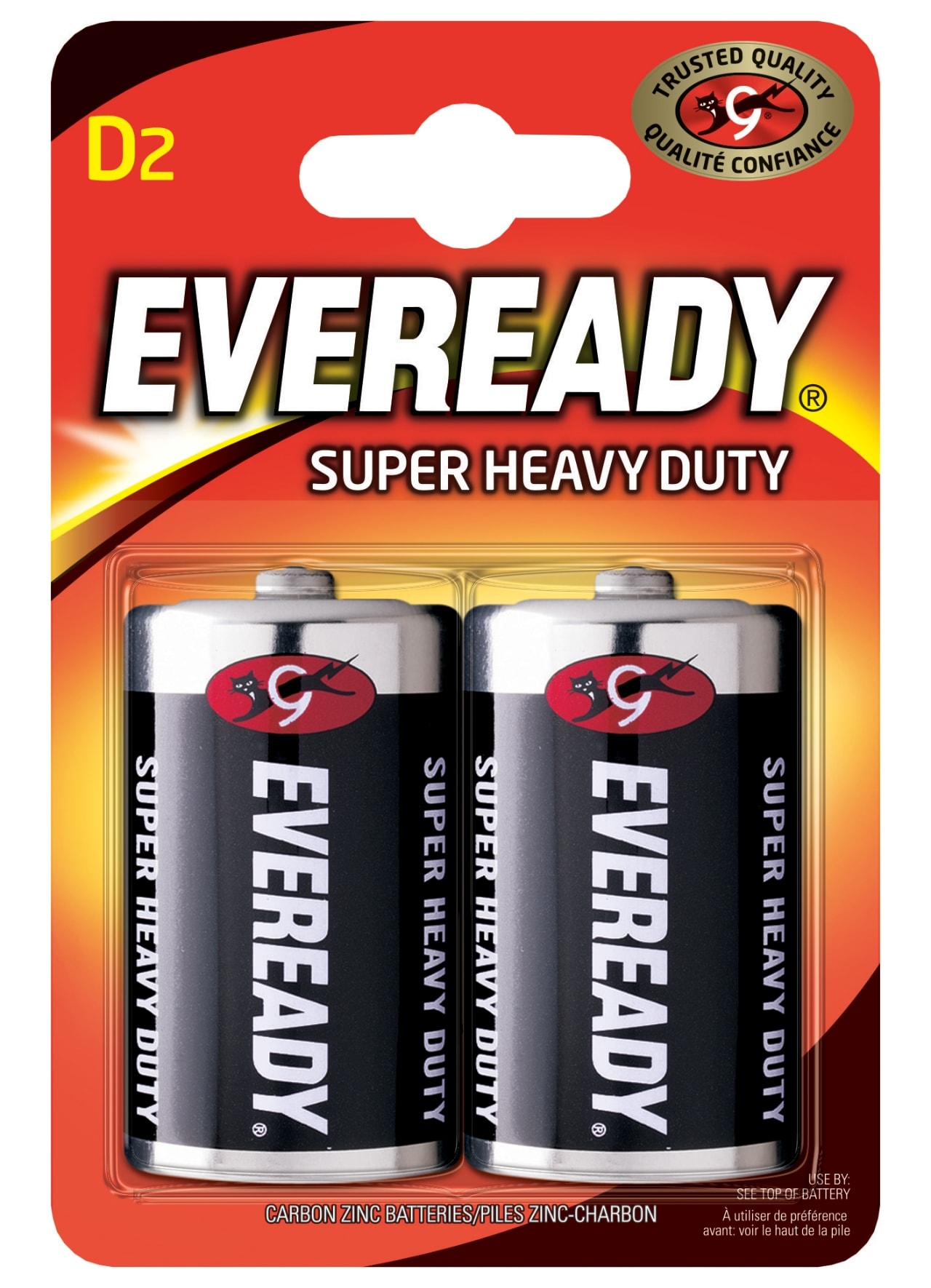 Energizer - Pile Eveready D x 2 pour vos appareils peu energivores