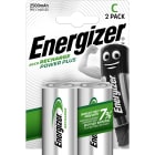 Energizer - Pile rechargeable C 2500 mAh x 2 rechargeable des centaines de fois