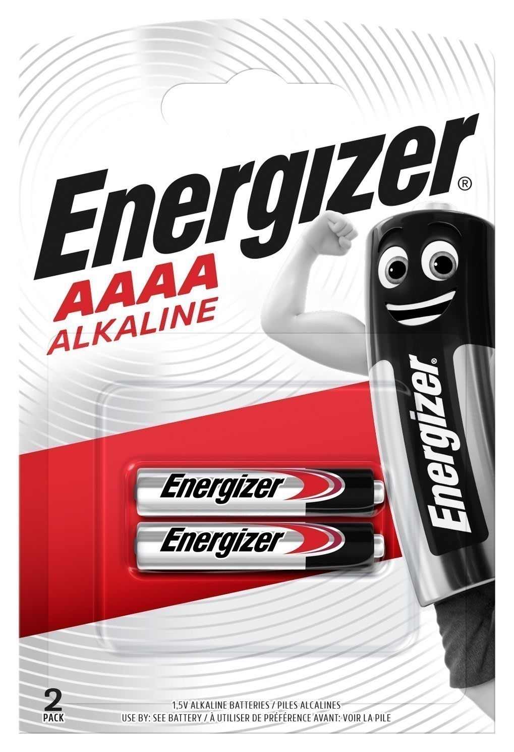 Energizer - Pile alcaline AAAA x 2 pour appareils electroniques avec la garantie 0 coulure