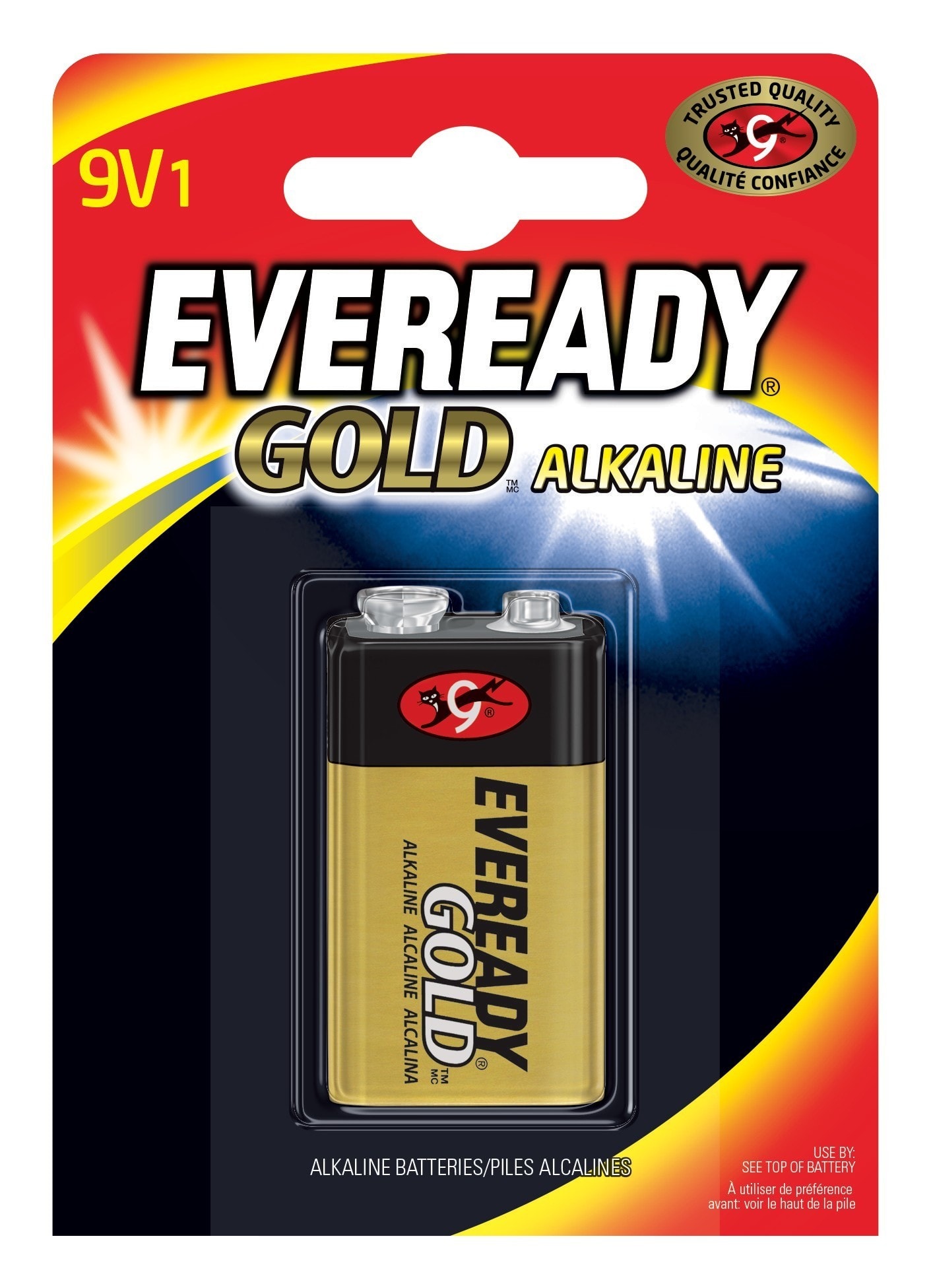 Energizer - Pile Eveready gold 9V x 1 pour vos appareils peu energivores