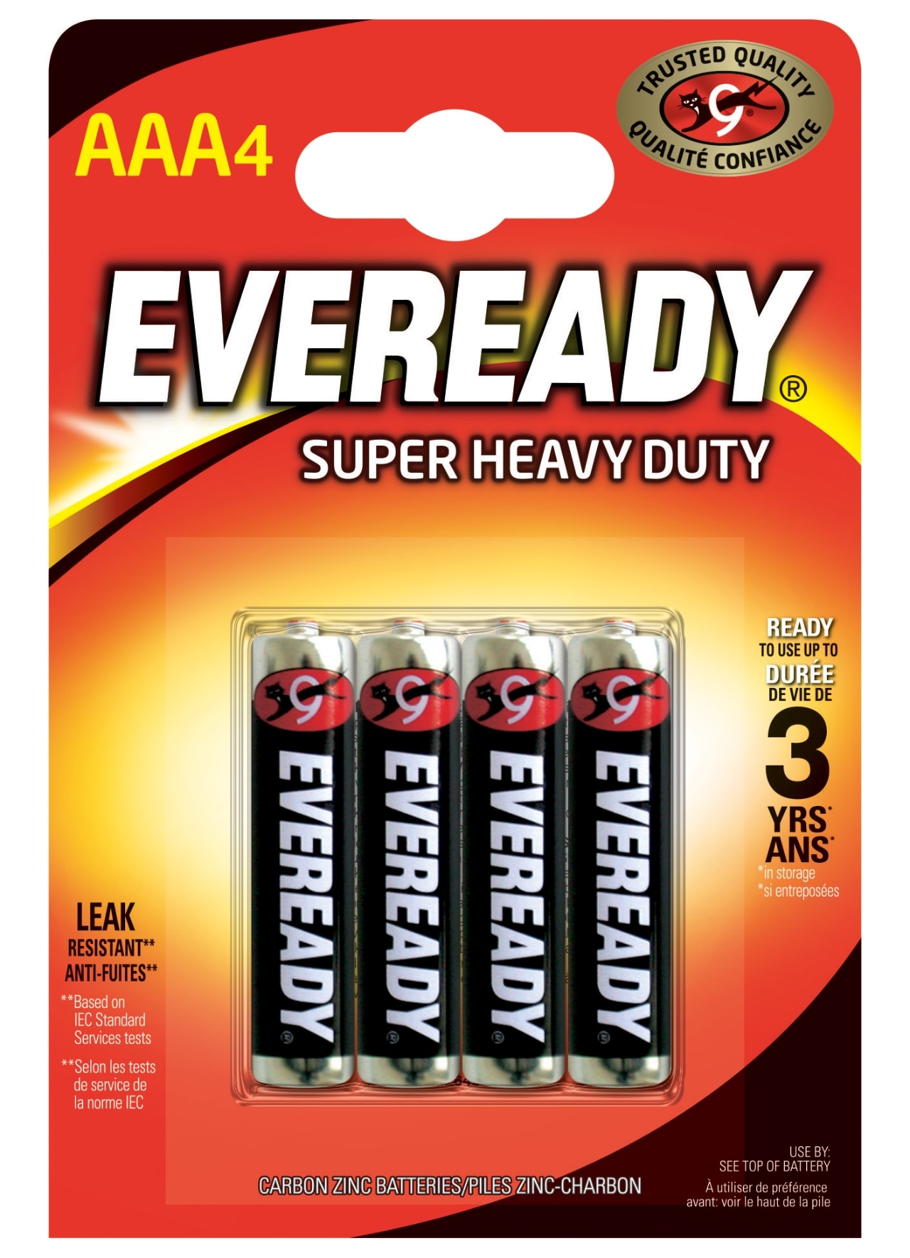 Energizer - Pile Eveready AAA x 4 pour vos appareils peu energivores